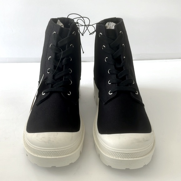 Unionbay Women’s High Top Canvas Lug Sole Chunky Heel Sneakers Shoes Size 11 NWT - Picture 5 of 8